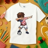 Argentina Soccer Argentinian Flag Pride Soccer Player Kids T-Shirt thumb 3