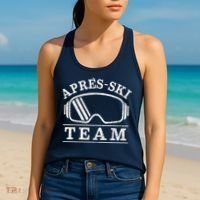 Apres Ski All Day Ski Cool Skier Winter Sports Skiing Women's Tank Top thumb 2