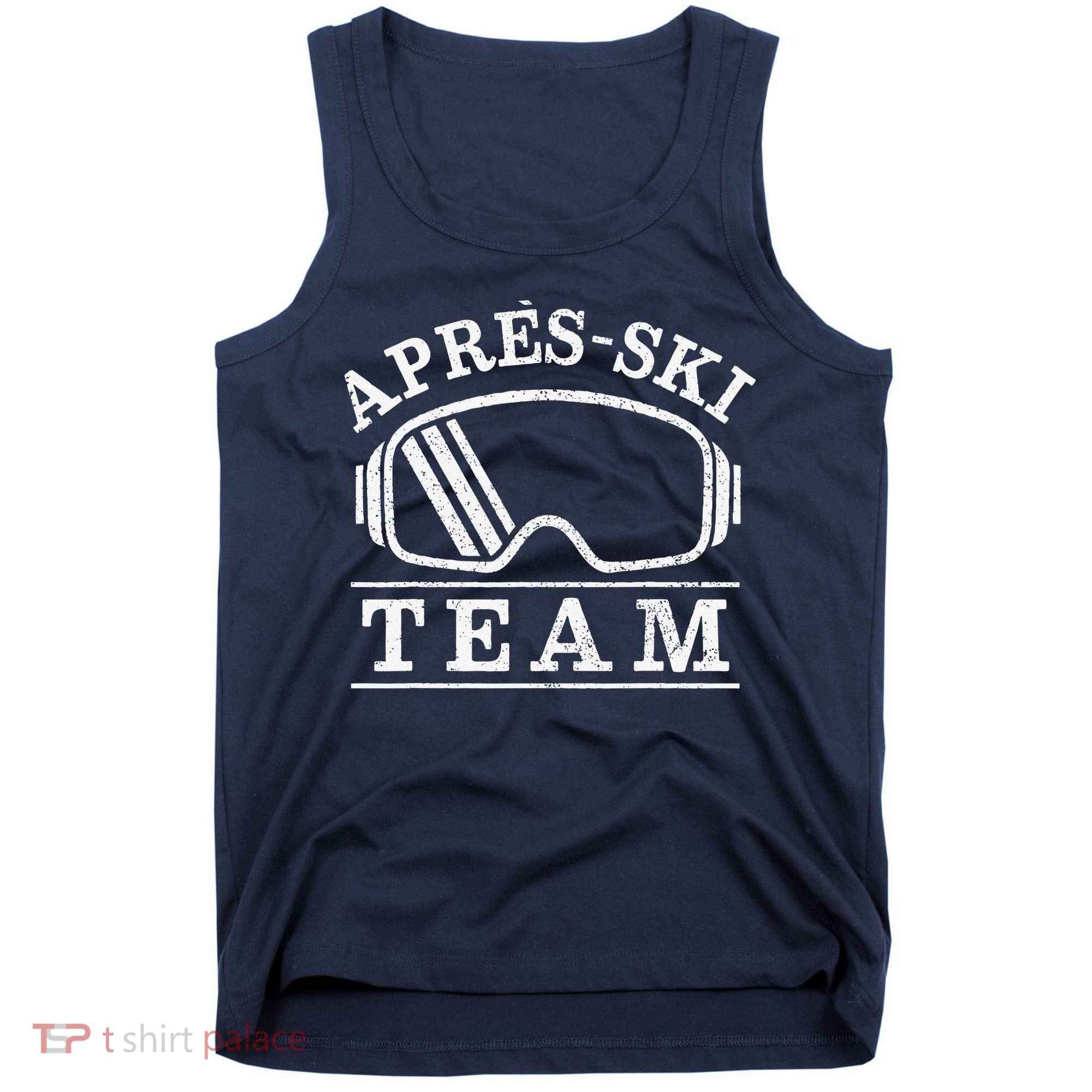Apres Ski All Day Ski Cool Skier Winter Sports Skiing Tank Top
