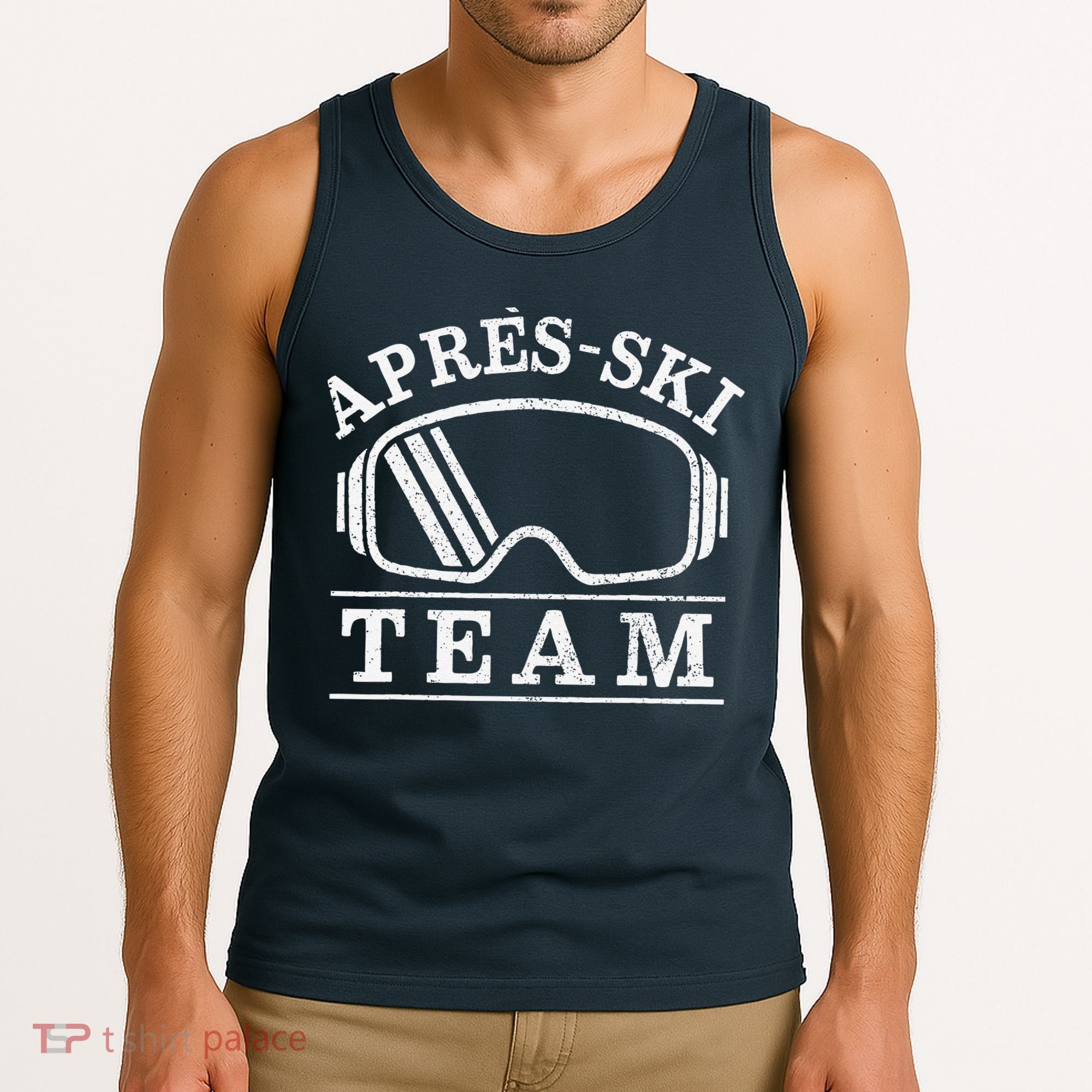 Apres Ski All Day Ski Cool Skier Winter Sports Skiing Tank Top