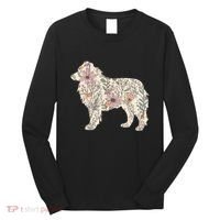 Australian Shepherd Aussie Dog Mom Long Sleeve Shirt thumb 0