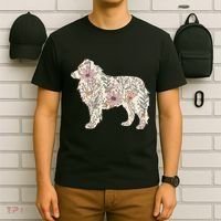 Australian Shepherd Aussie Dog Mom T-Shirt thumb 6