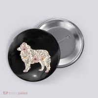 Australian Shepherd Aussie Dog Mom Button thumb 0