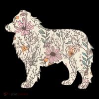 Australian Shepherd Aussie Dog Mom Button thumb 1