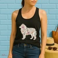 Australian Shepherd Aussie Dog Mom Women's Tank Top thumb 2