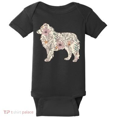 Australian Shepherd Aussie Dog Mom Baby Bodysuit