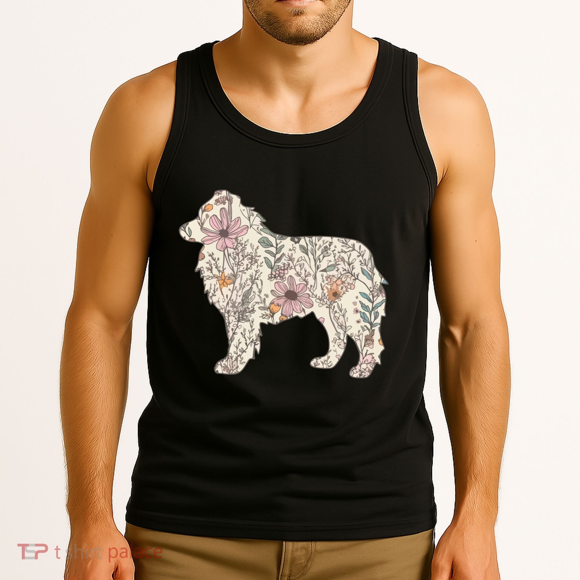 Australian Shepherd Aussie Dog Mom Tank Top