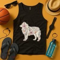 Australian Shepherd Aussie Dog Mom Tank Top thumb 4