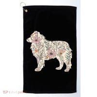Australian Shepherd Aussie Dog Mom Golf Towel thumb 0