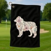 Australian Shepherd Aussie Dog Mom Golf Towel thumb 1