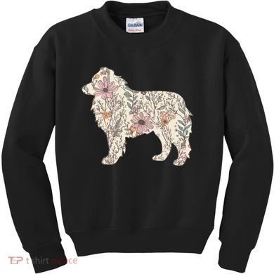 Australian Shepherd Aussie Dog Mom Kids Sweatshirt