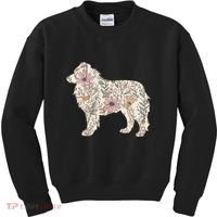 Australian Shepherd Aussie Dog Mom Kids Sweatshirt thumb 0