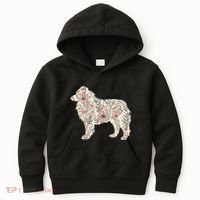 Australian Shepherd Aussie Dog Mom Kids Hoodie thumb 0