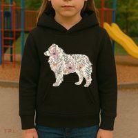 Australian Shepherd Aussie Dog Mom Kids Hoodie thumb 3
