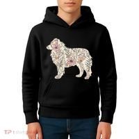 Australian Shepherd Aussie Dog Mom Kids Hoodie thumb 4