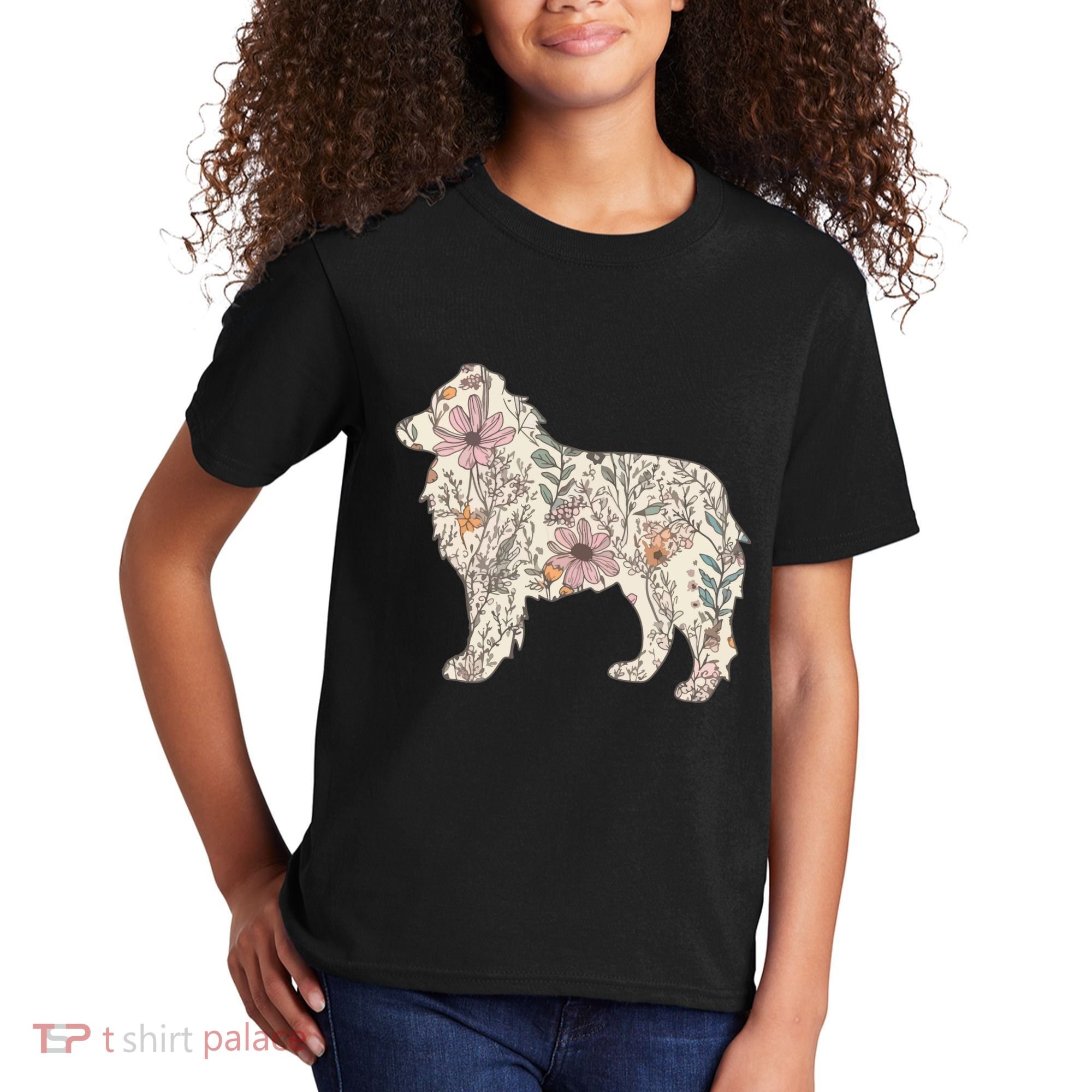 Australian Shepherd Aussie Dog Mom Kids T-Shirt