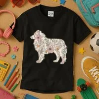 Australian Shepherd Aussie Dog Mom Kids T-Shirt thumb 3