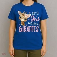 Africa Safari Animal Lover Giraffe Great Graphic T-Shirt thumb 4