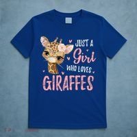 Africa Safari Animal Lover Giraffe Great Graphic T-Shirt thumb 5