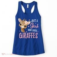Africa Safari Animal Lover Giraffe Great Graphic Women's Tank Top thumb 0