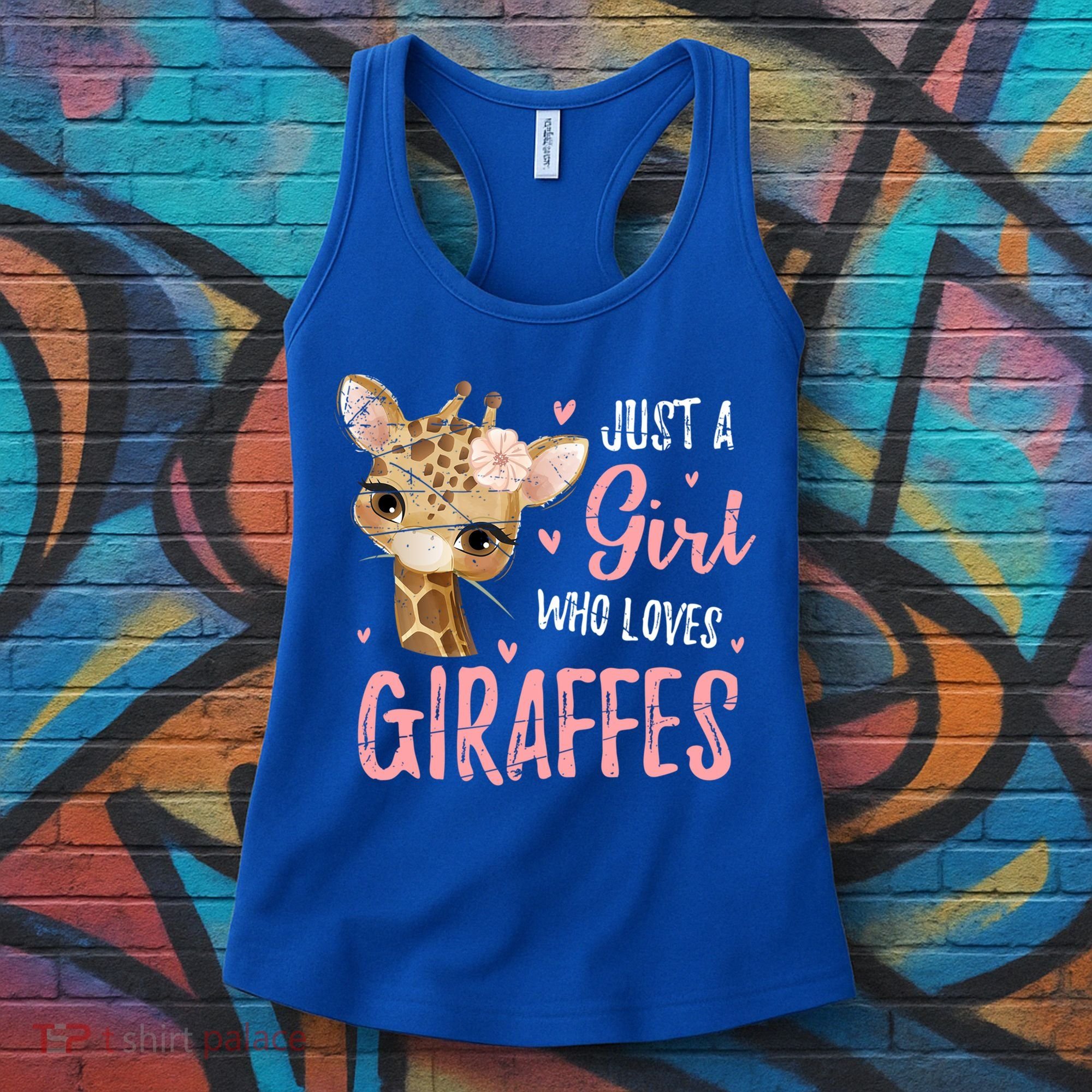 Africa Safari Animal Lover Giraffe Great Graphic Women's Tank Top