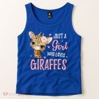 Africa Safari Animal Lover Giraffe Great Graphic Tank Top thumb 2