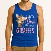 Africa Safari Animal Lover Giraffe Great Graphic Tank Top thumb 3