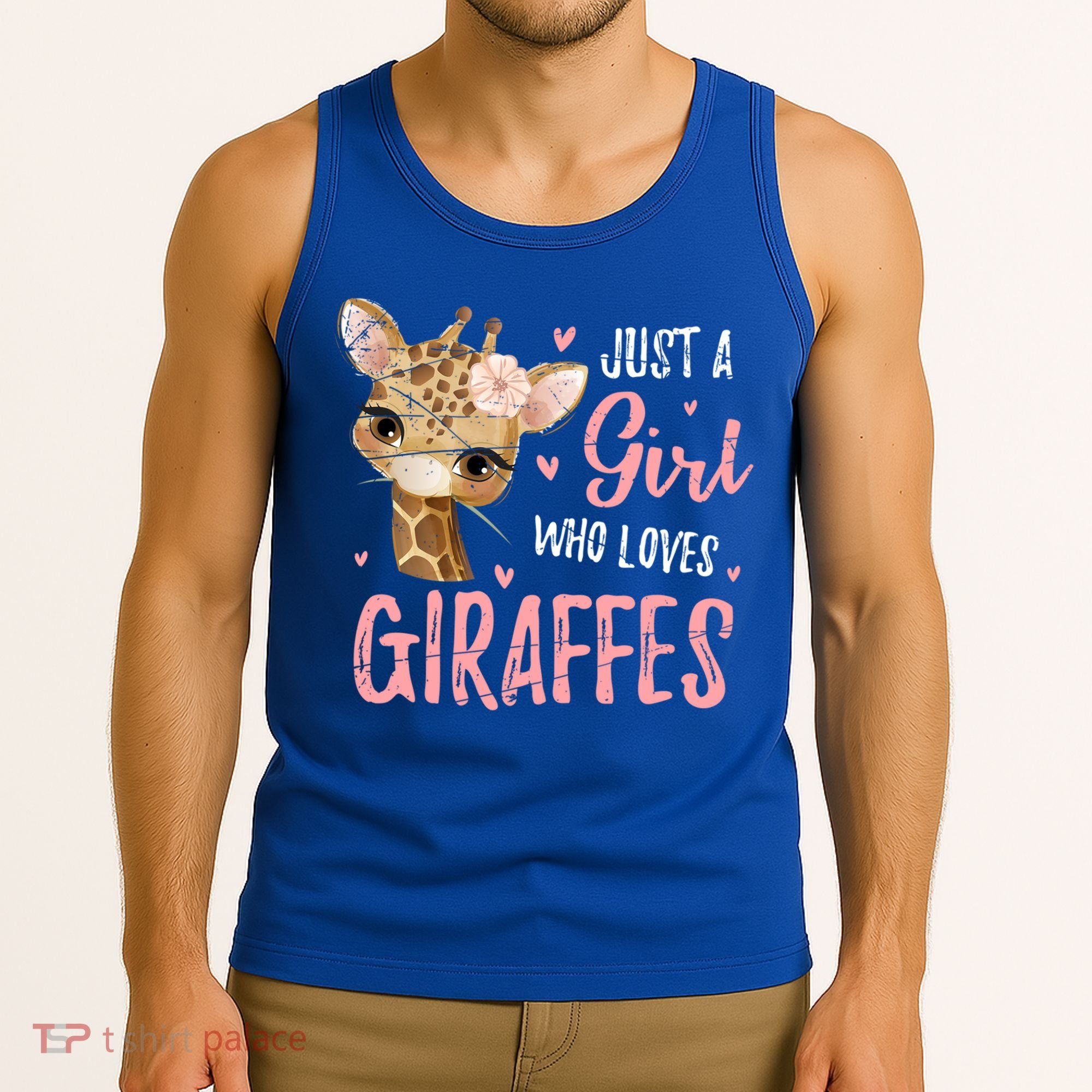Africa Safari Animal Lover Giraffe Great Graphic Tank Top