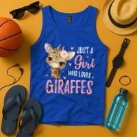 Africa Safari Animal Lover Giraffe Great Graphic Tank Top thumb 4
