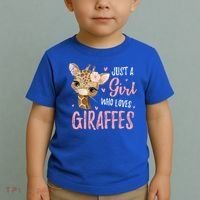 Africa Safari Animal Lover Giraffe Great Graphic Toddler T-Shirt thumb 2