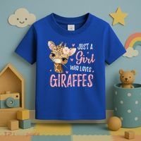Africa Safari Animal Lover Giraffe Great Graphic Toddler T-Shirt thumb 3