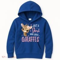 Africa Safari Animal Lover Giraffe Great Graphic Kids Hoodie thumb 0