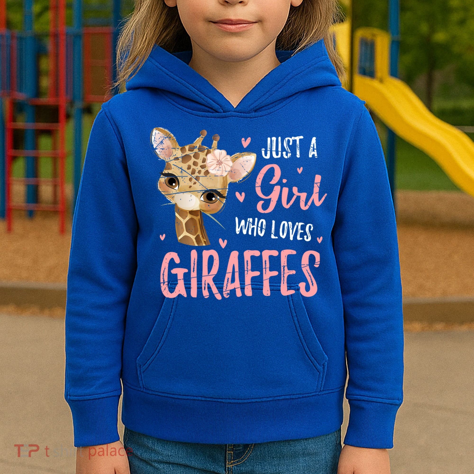 Africa Safari Animal Lover Giraffe Great Graphic Kids Hoodie