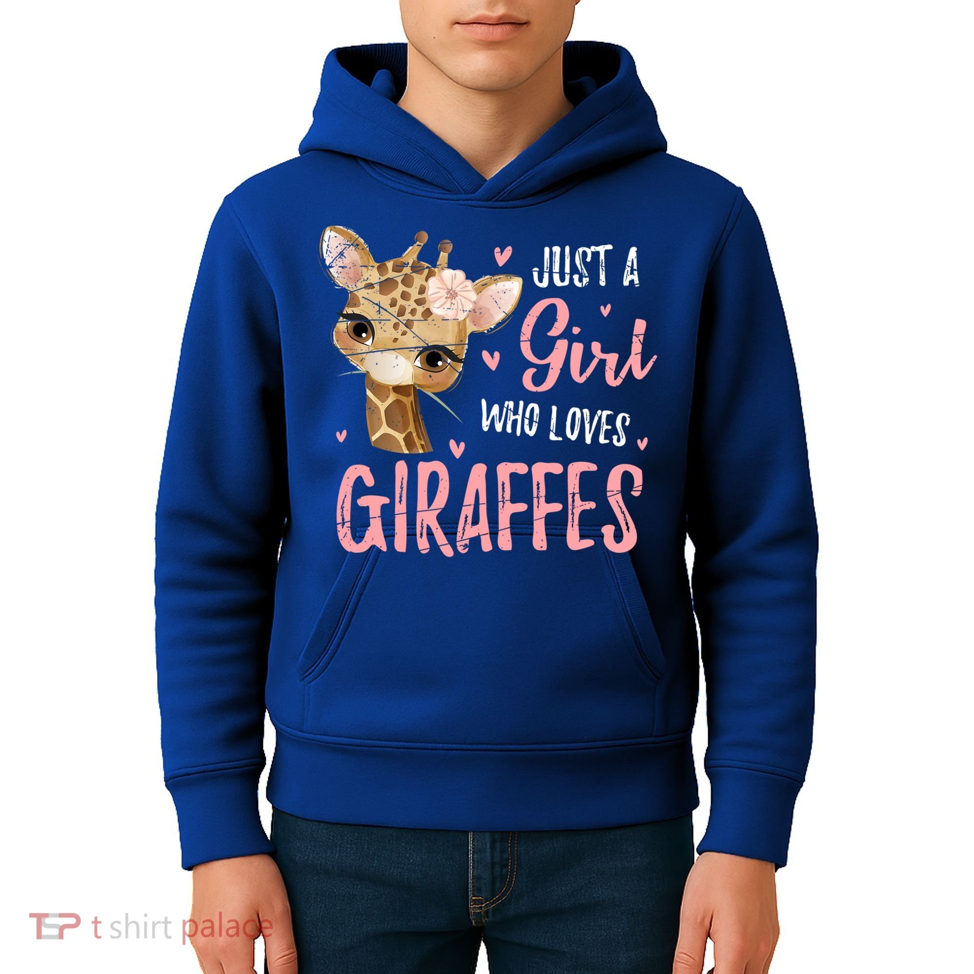 Africa Safari Animal Lover Giraffe Great Graphic Kids Hoodie