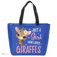 Africa Safari Animal Lover Giraffe Great Graphic Tote Bag thumb 0