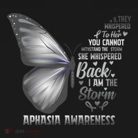 Aphasia Support Awareness Print Gift Bucket Hat thumb 4