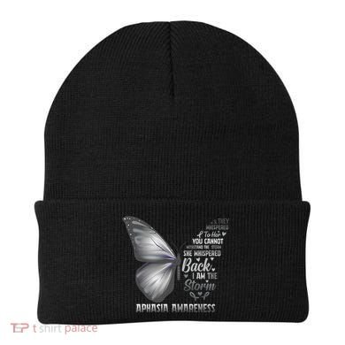 Aphasia Support Awareness Print Gift Beanie