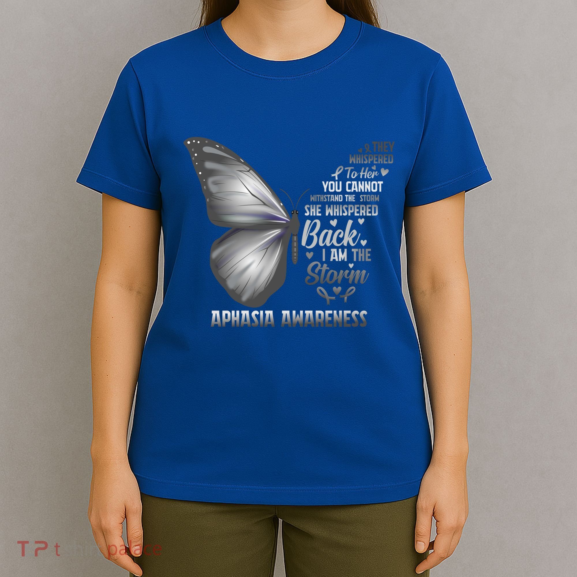 Aphasia Support Awareness Print Gift T-Shirt