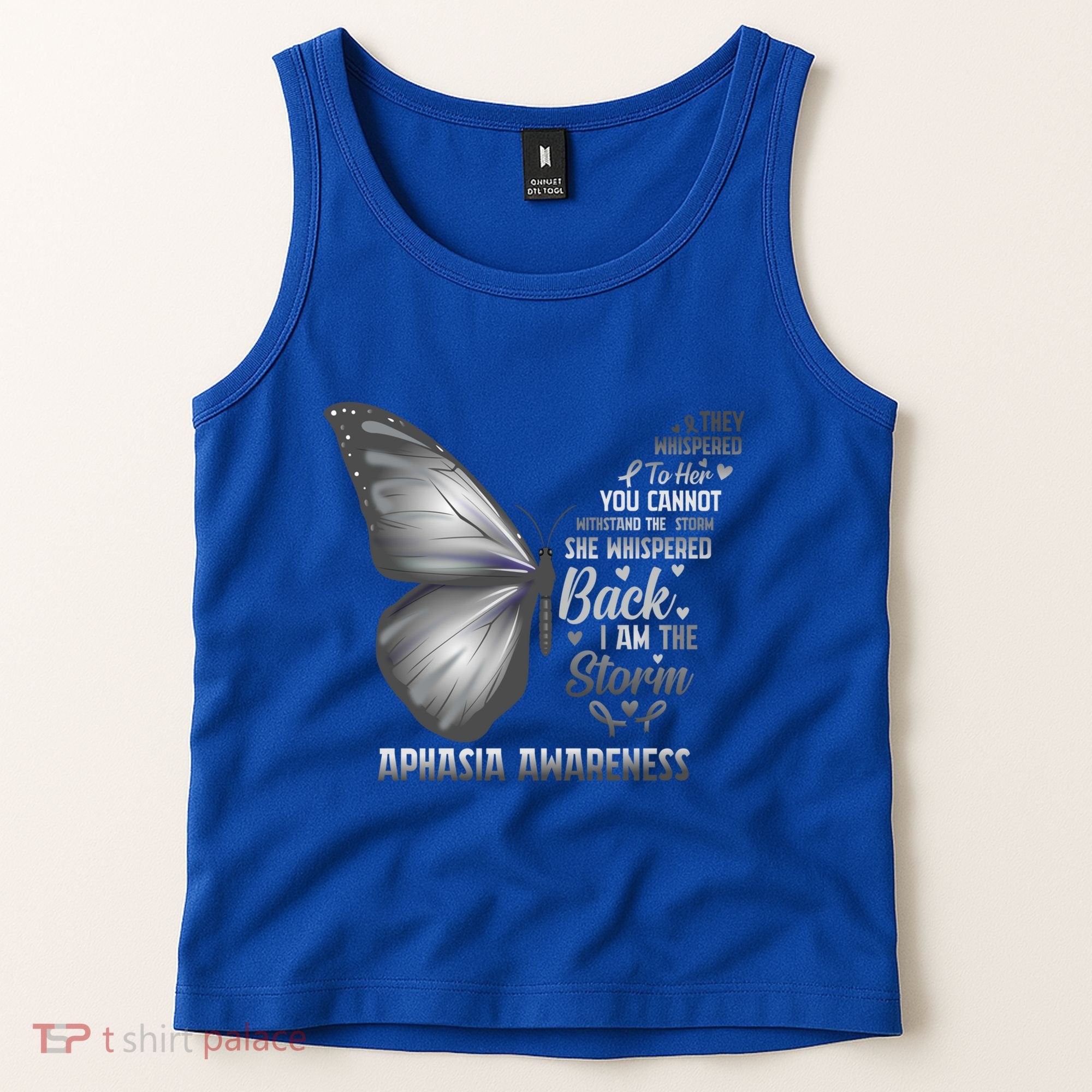 Aphasia Support Awareness Print Gift Tank Top