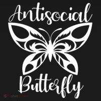 Anti Social Butterfly Doggie Tank thumb 4