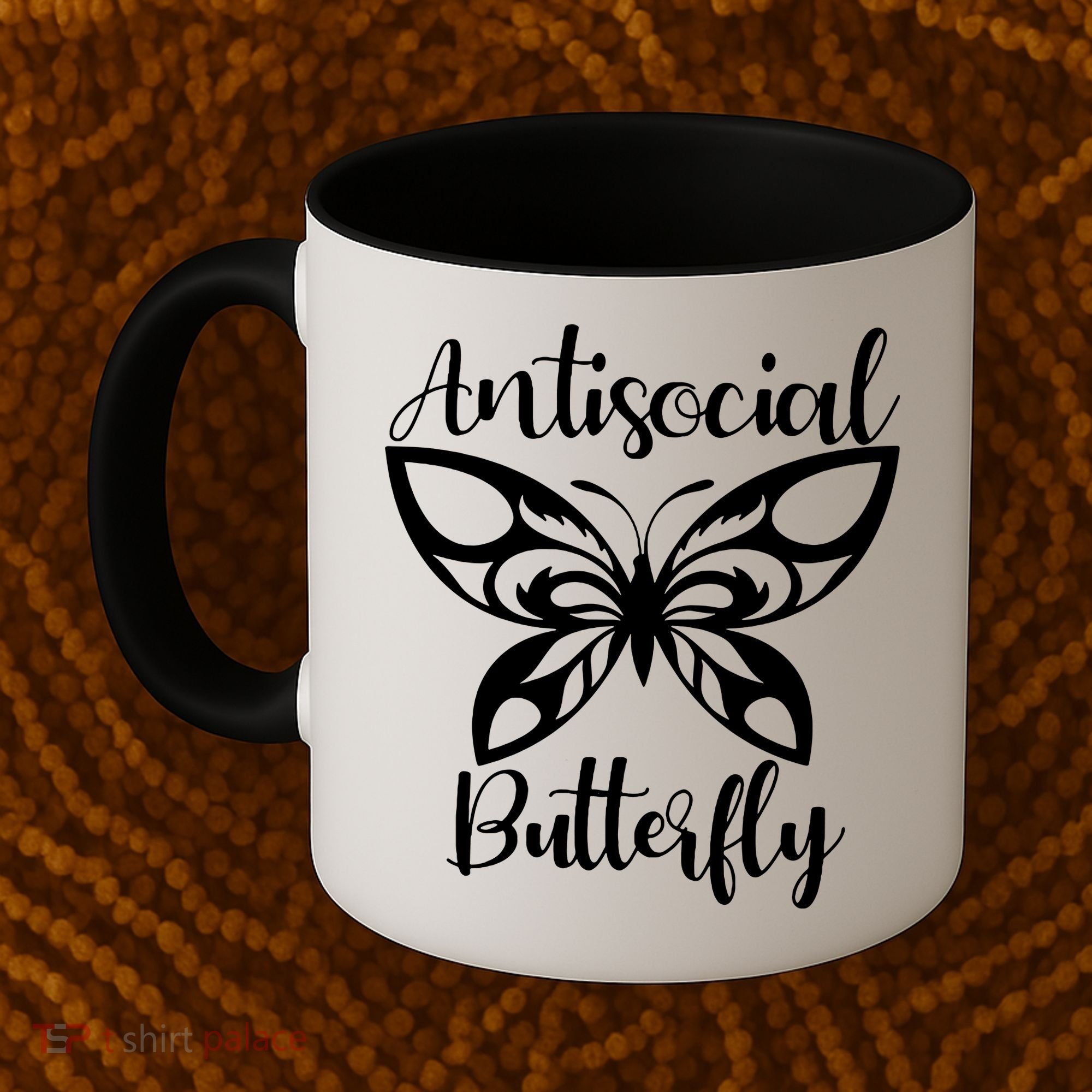 Anti Social Butterfly Coffee Mug