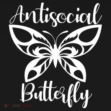 Anti Social Butterfly Ornament