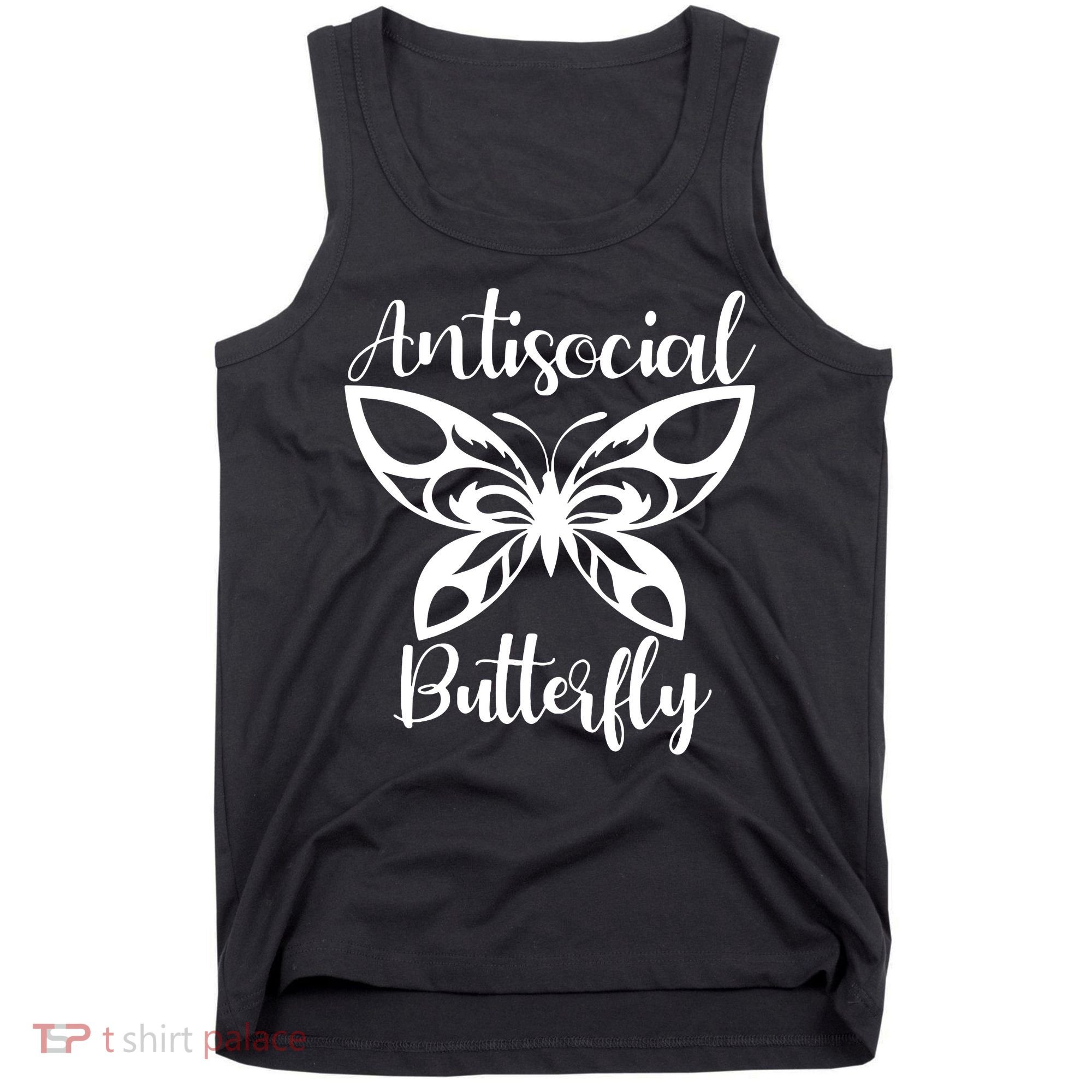 Anti Social Butterfly Tank Top