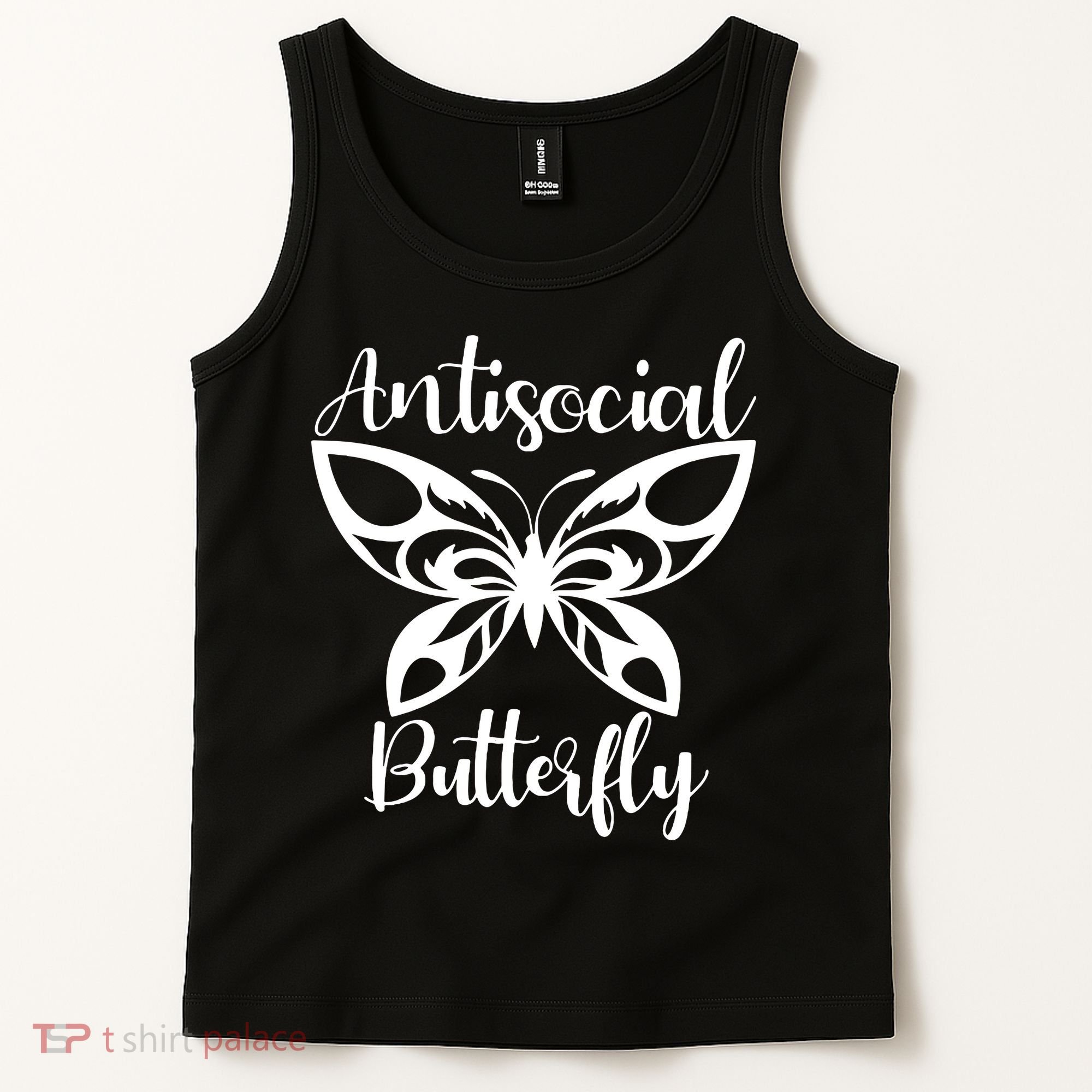 Anti Social Butterfly Tank Top