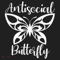Anti Social Butterfly Golf Towel thumb 3
