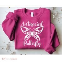 Anti Social Butterfly Sweatshirt thumb 2