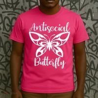 Anti Social Butterfly T-Shirt thumb 3