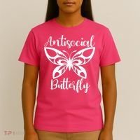 Anti Social Butterfly T-Shirt thumb 4