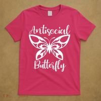 Anti Social Butterfly T-Shirt thumb 5
