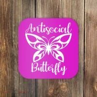 Anti Social Butterfly Coaster thumb 0